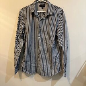 Banana Republic Gray Dress Shirt Classic Fit